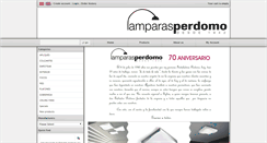 Desktop Screenshot of lamparasperdomo.com